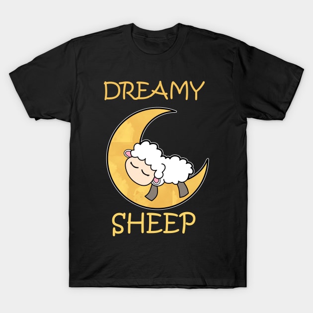 Dreamy Sheep T-Shirt by Imutobi